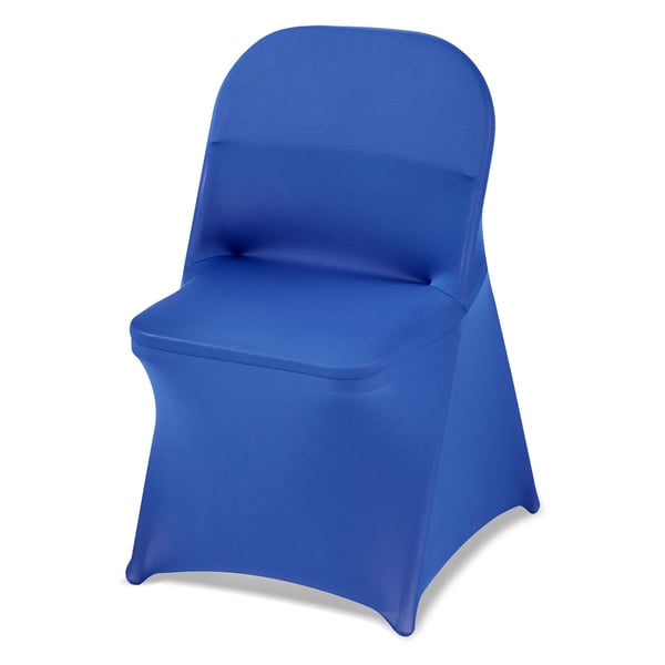 Tuolinpäälliset, 50 kpl, 45x46x77 cm, sininen, polyesteri spandex