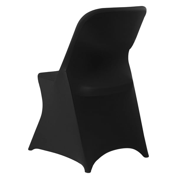 Stolsöverdrag, 30-pack, 46x50x86 cm, Svart, Polyester Spandex