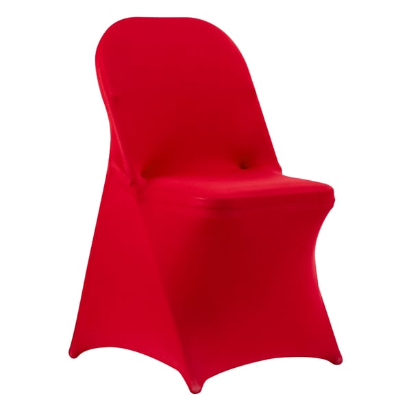 Stolbetræk, 50-pak, 45x46x77 cm, Rød, Polyester Spandex Stolbetræk, 50-pak, 45x46x77 cm, Rød, Polyester Spandex