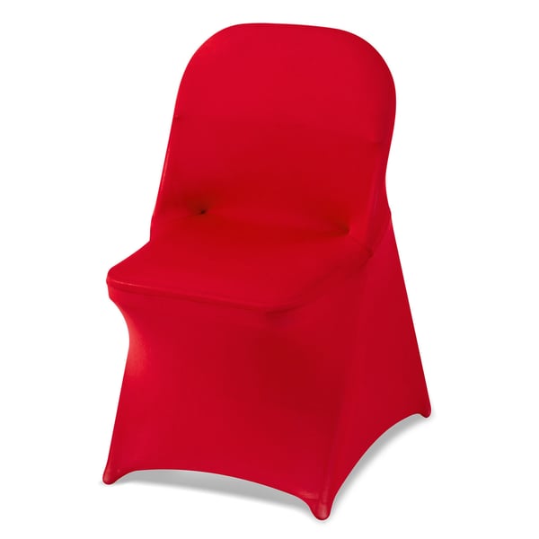 Stolbetræk, 50-pak, 45x46x77 cm, Rød, Polyester Spandex