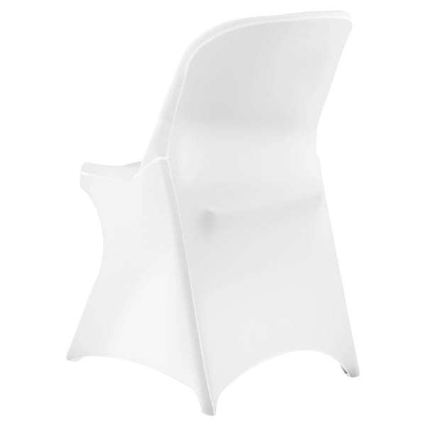 Tuolinpäälliset, 30 kpl, 46x50x86 cm, valkoinen, polyesteri spandex