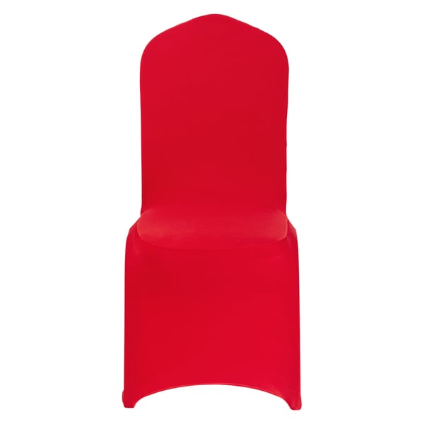 Stolsöverdrag, 50-pack, 51x45x95 cm, Röd, Polyester Spandex