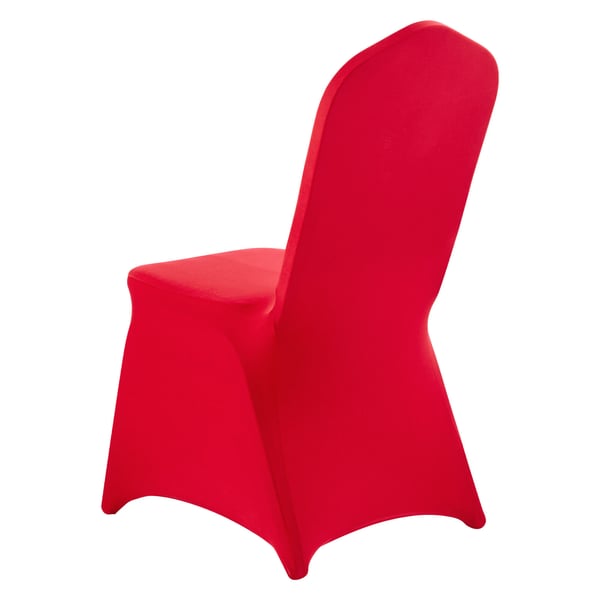 Stolsöverdrag, 50-pack, 51x45x95 cm, Röd, Polyester Spandex