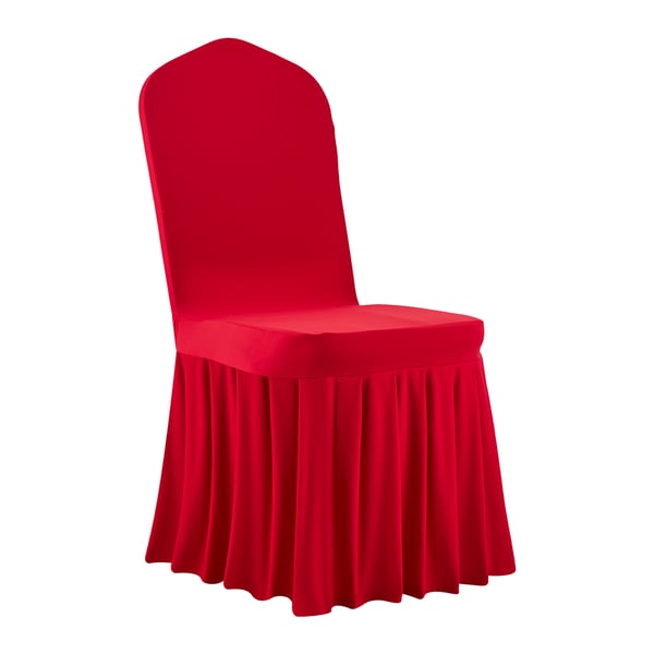 Tuolinpäälliset, 30 kpl, 51x45x95 cm, punainen, polyesteri spandex