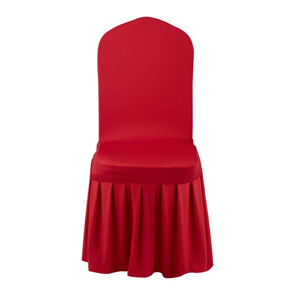 Tuolinpäälliset, 30 kpl, 51x45x95 cm, punainen, polyesteri spandex