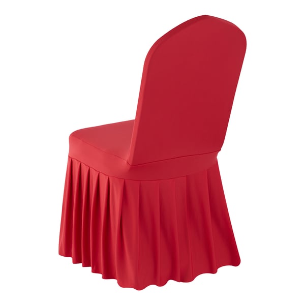 Tuolinpäälliset, 30 kpl, 51x45x95 cm, punainen, polyesteri spandex