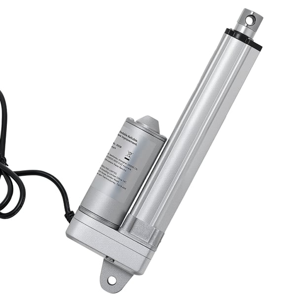Lineær aktuator, 101,6 mm slag 3000N 5 mm/s IP65, 250x78x45 mm, aluminium
