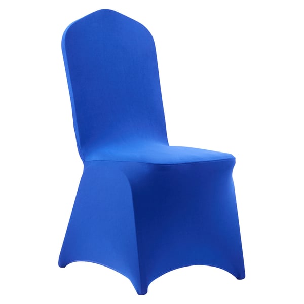 Tuolinpäälliset, 50 kappaletta, 51x45x95 cm, sininen, polyesteri spandex