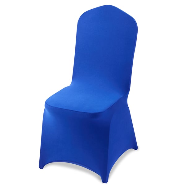 Tuolinpäälliset, 50 kappaletta, 51x45x95 cm, sininen, polyesteri spandex