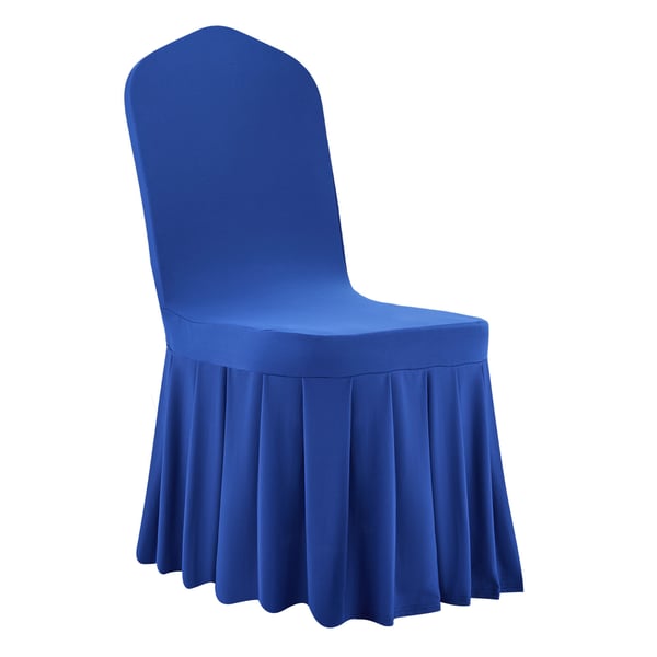 Stolsöverdrag, 30-pack, 51x45x95 cm, Blå, Polyester Spandex