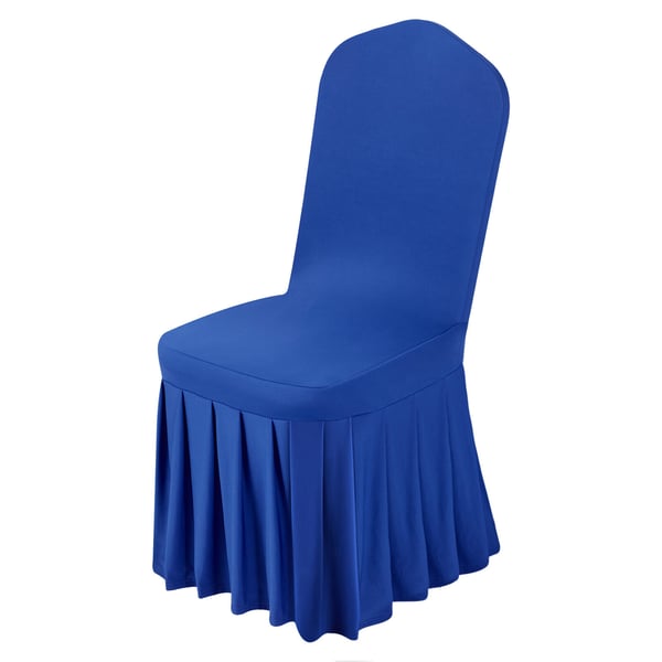 Stolsöverdrag, 30-pack, 51x45x95 cm, Blå, Polyester Spandex