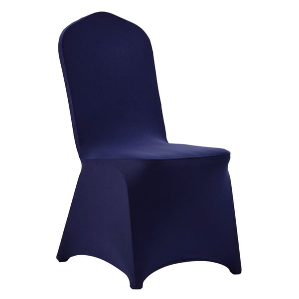 Stolsöverdrag, 50 stycken, 51x45x95 cm, marinblå, polyester spandex