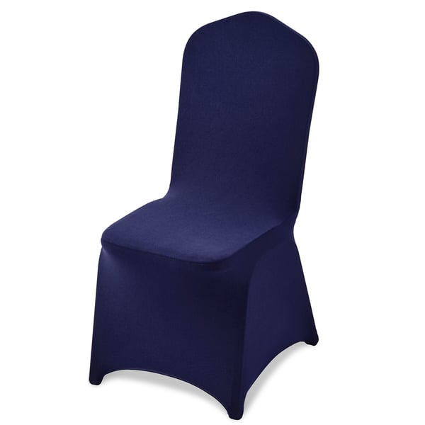 Stolsöverdrag, 50 stycken, 51x45x95 cm, marinblå, polyester spandex
