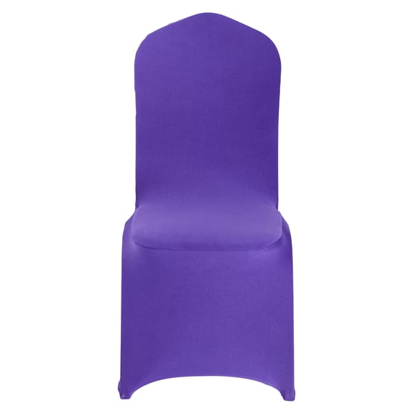 Tuolinpäälliset, 50 kpl, 51x45x95 cm, violetti, polyesteri spandex