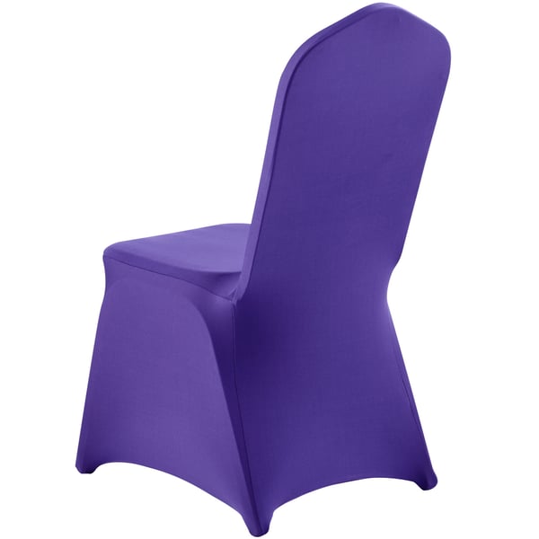 Tuolinpäälliset, 50 kpl, 51x45x95 cm, violetti, polyesteri spandex