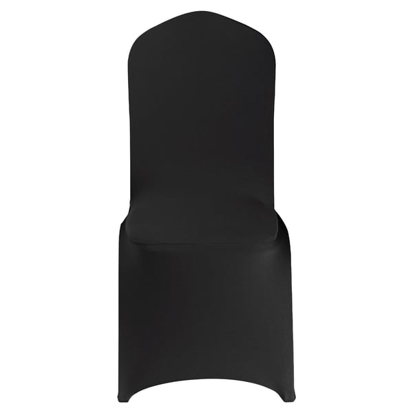Tuolinpäälliset, 100 kpl, 51x45x95 cm, musta, polyesteri spandex