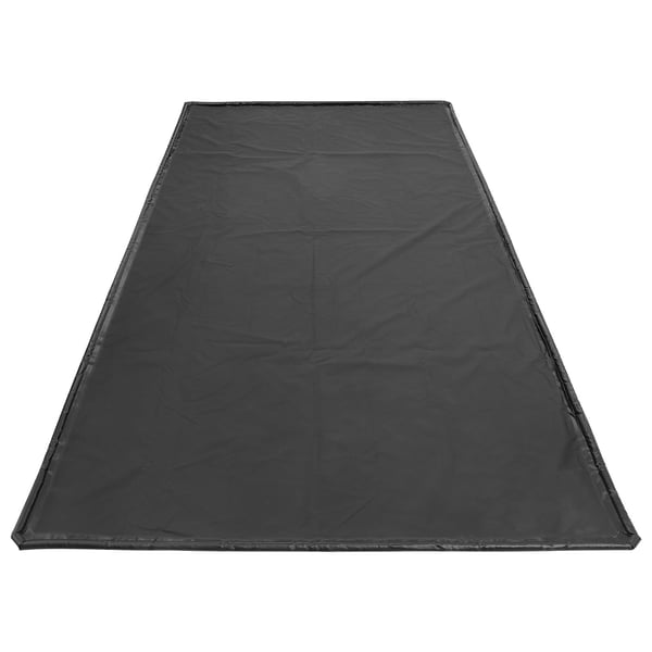 Autotallin suojamatto 2.4x4.9 m musta PVC liukumaton vedenpitävä
