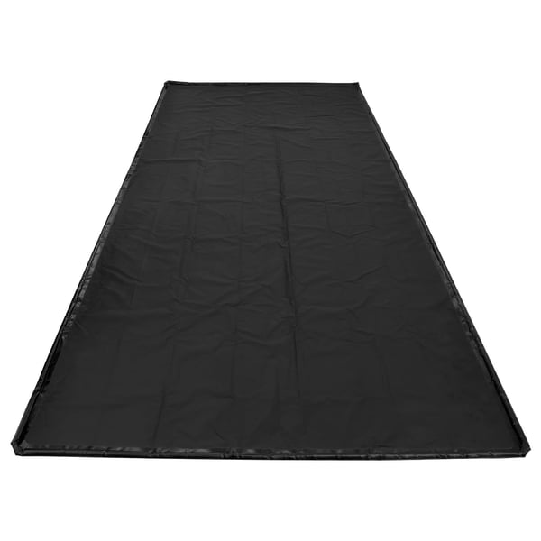 Autotallin suojamatto 2.6x6.1 m musta PVC liukumaton vedenpitävä suoja
