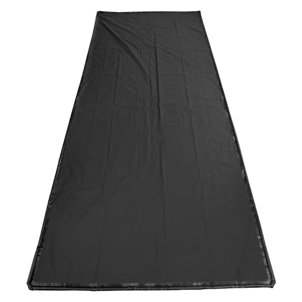 Autotallin suojamatto 2.6x6.1 m musta PVC liukumaton vedenpitävä suoja