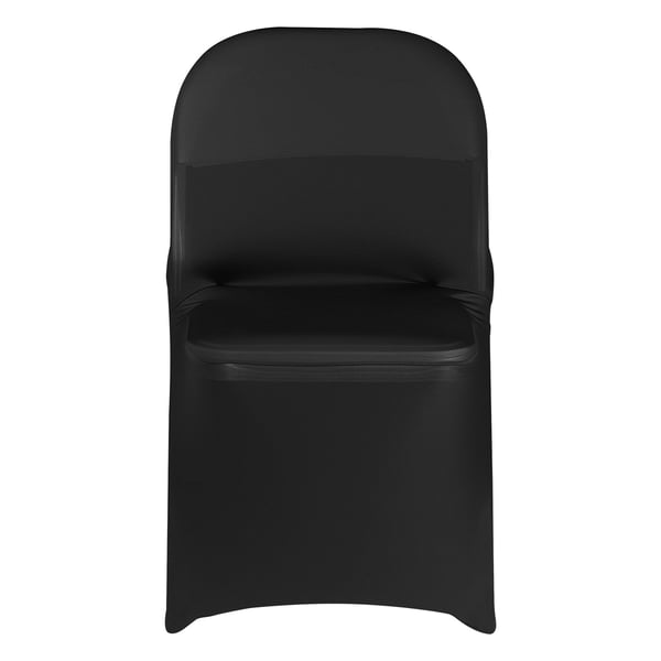 Tuolinpäälliset, 150 kpl, 45x46x77 cm, musta, polyesteri spandex