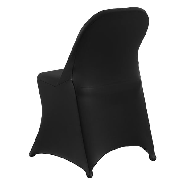Tuolinpäälliset, 150 kpl, 45x46x77 cm, musta, polyesteri spandex