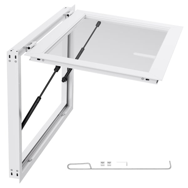 Serveringslucka 92x61 cm Aluminiumlegeringsram