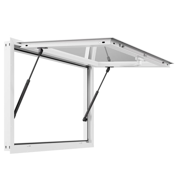 Serveringslucka 92x61 cm Aluminiumlegeringsram