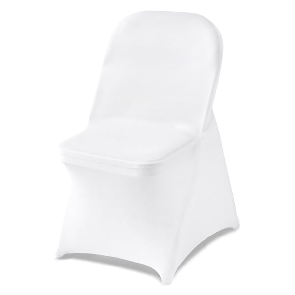 Stolbetræk, 150 stk., 45x46x77 cm, Hvid, Polyester Spandex