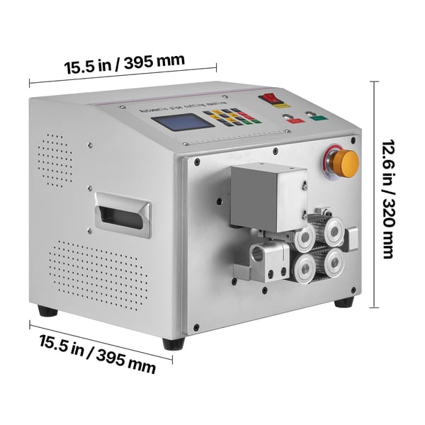 Automaattinen putkileikkuri, 395x395x320 mm, LCD-näyttö, metalli