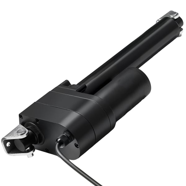 Linjär ställdon, 200mm slaglängd 9000N IP65 5mm/s, 475x150x75 mm, tungt aluminium