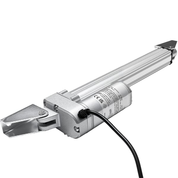 Lineær aktuator, 203,2 mm slag, IP65 vandtæt, 350x78x45 mm, aluminium