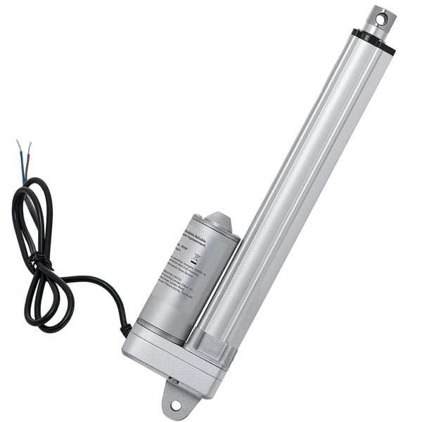 Lineær aktuator, 203,2 mm slag, IP65 vandtæt, 350x78x45 mm, aluminium