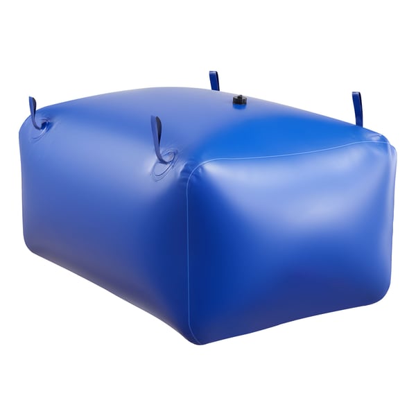 Vesisäiliöpussi 101x60x45 cm sininen, kannettava taitettava PVC