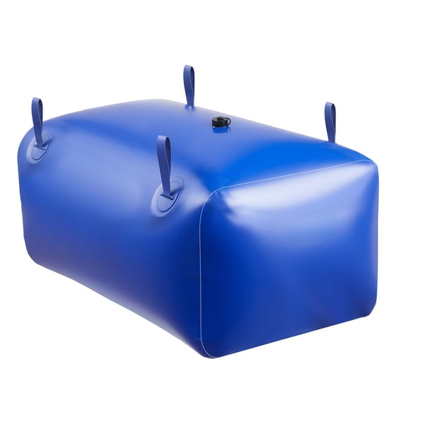 Vandopbevaringsblære 101x60x45 cm Blå, PVC, Sammenklappelig, Opbevaring