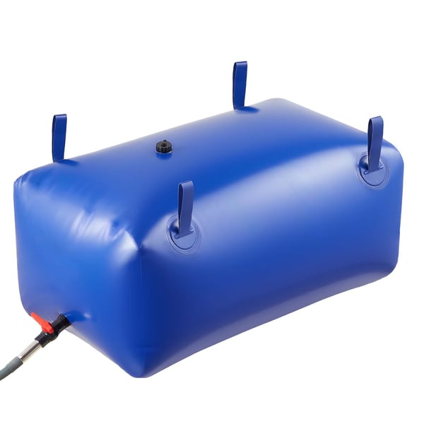 Vandopbevaringsblære 101x60x45 cm Blå, PVC, Sammenklappelig, Opbevaring