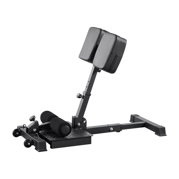 Sissy squat maskine, 115x48.9x73 cm, sort, sammenklappeligt fitnessudstyr