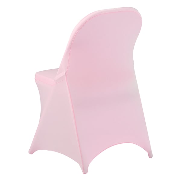 Tuolinpäälliset, 50 kpl, 45x46x77 cm, vaaleanpunainen, polyesteri spandex
