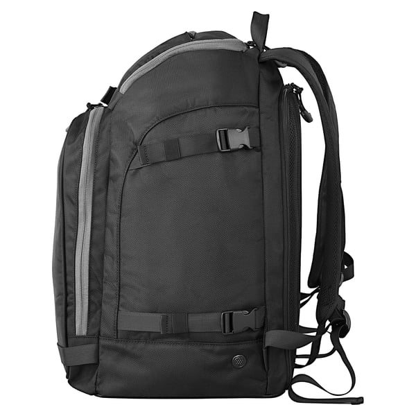 Skistøvletaske, 55L, 41x27x50 cm, Sort, Vandtæt opbevaring