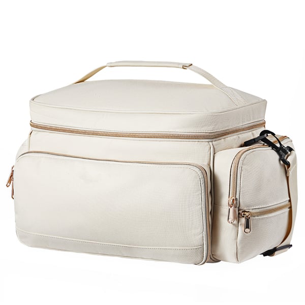 Brystpumpe Taske, 35x25.5x21 cm, Beige, Vandtæt måtteopbevaring