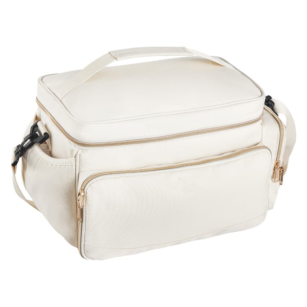 Brystpumpe Taske, 35x25.5x21 cm, Beige, Vandtæt måtteopbevaring