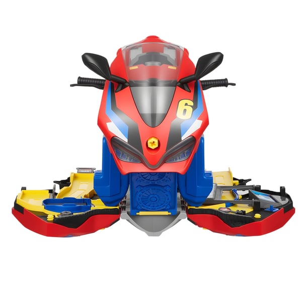 Motorcykelmotorsleksak, 39x41x27 cm, Röd, Mekanisk verkstadsset