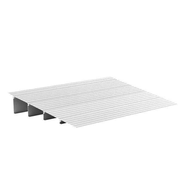 Tærskelrampe, 55x86,5x11,5 cm, Aluminium, Skridsikker, Handicapadgang