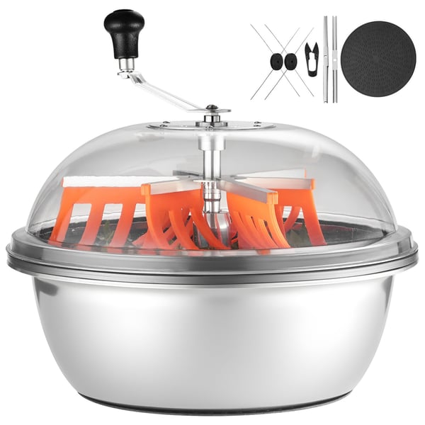 Bud Leaf Bowl Trimmer, 48x48x45.3 cm, Rustfrit stål, Manuel trimmer