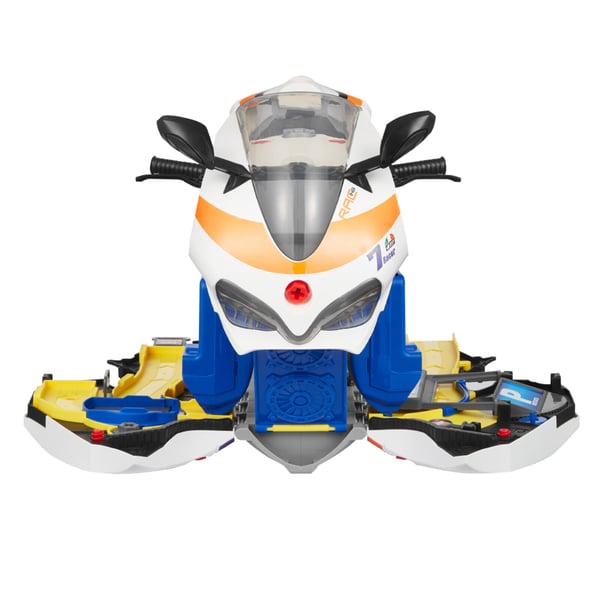 Motorcykelmotorsleksak, 39x41x27 cm, Gul, Mekanikerverkstadsset