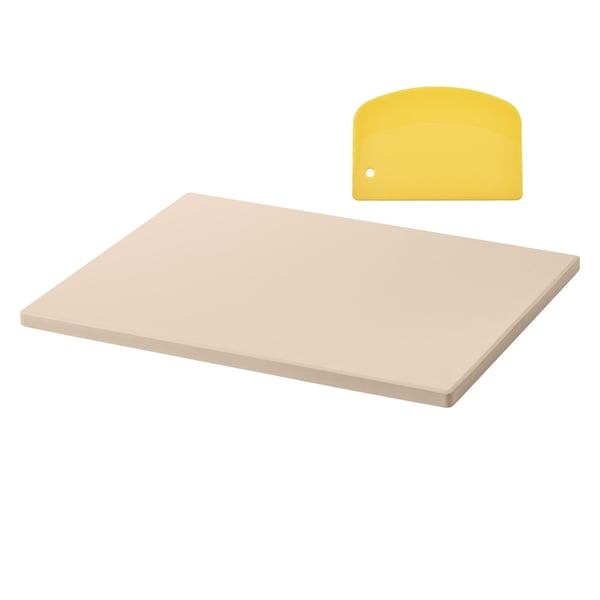Pizzasten, 38x30x1,5 cm, Cordierit, Bagesten