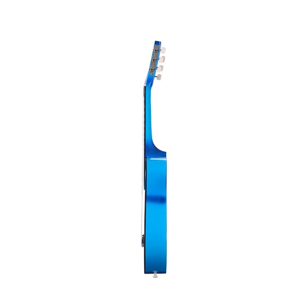 Klassisk guitar 78 cm blå, træ, startpakke