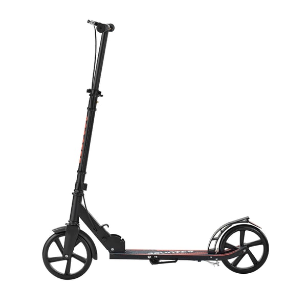 Sparkcykel, 90x38x100 cm, Svart, Justerbart styre