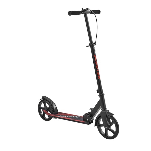 Sparkcykel, 90x38x100 cm, Svart, Justerbart styre
