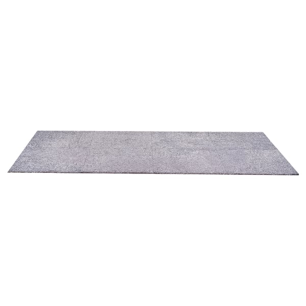 Tæppefliser, 457x457x12 mm, Grå, Selvklæbende Gulvbelægning