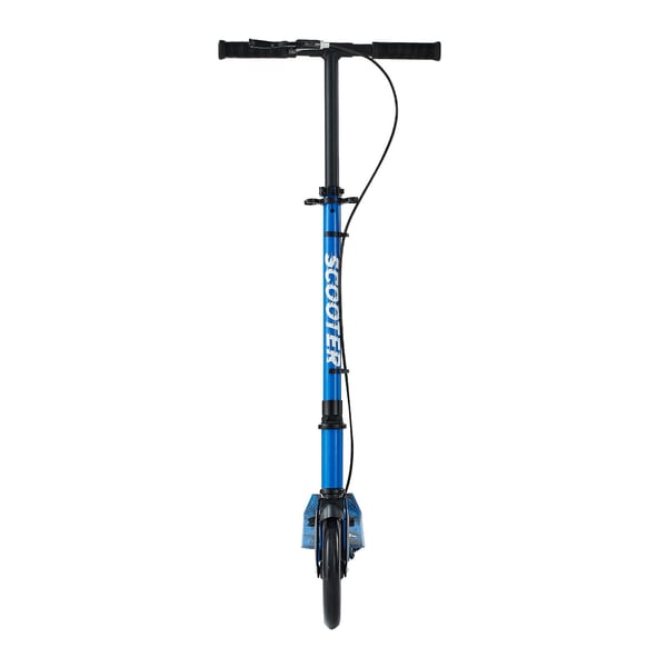 Sparkcykel, 90x38x100 cm, Svart+Blå, Justerbart Styre